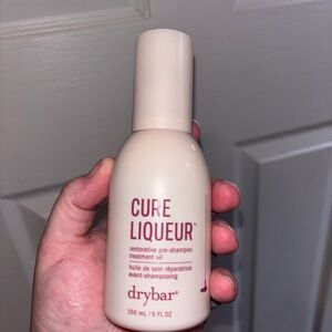 Drybar Cure Liqueur Restorative Pre-Shampoo Oil — Pale Pink Bottle